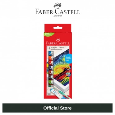 [Faber-Castell] Student Acrylic Set of 12x Tube 12ml