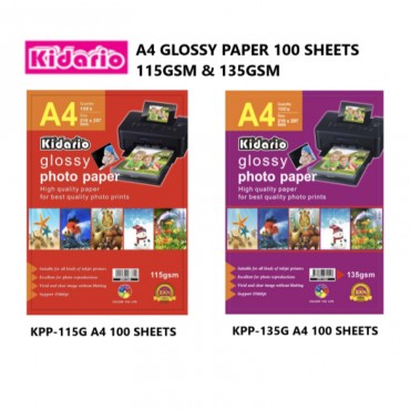Kidario A4 Glossy Photo...