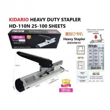 KIDARIO HEAVY DUTY STAPLER...