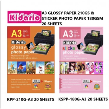 Kidario A3 Glossy Photo...