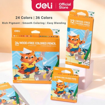 Deli Color Pencil Wood-Free...