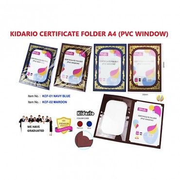 KIDARIO CERTIFICATE FOLDER...