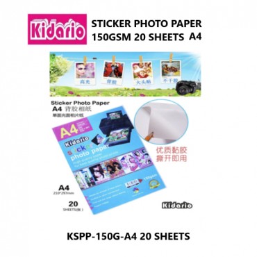 Kidario A4 Sticker Photo...