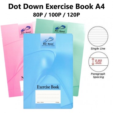 Dot Down Exercise Book A4...
