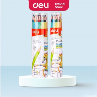 Deli Colour Pencil Pensel...