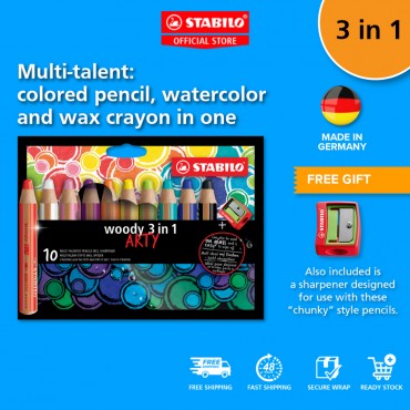 STABILO woody 3-in-1 ARTY...