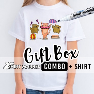 Artline T-Shirt Maker Gifts set - 19 Colors + FREE Shirt