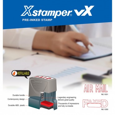 Xstamper vX - Pre Inked...