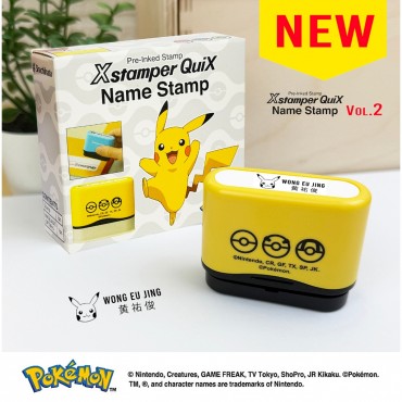 X-Stamper Quix x Pokemon -Name Stamp