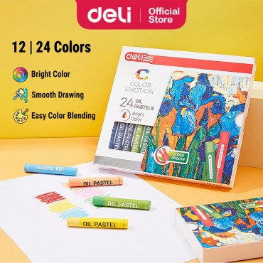 Deli Oil Pastel Crayon Pen...