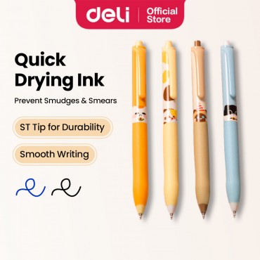Deli Cute Gel Pen Black Ink...
