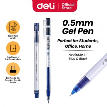 Deli Gel Pen 0.5mm Bullet...