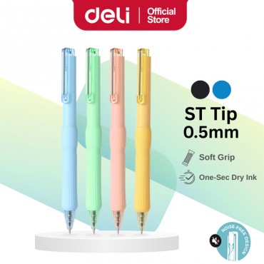 Deli Retractable Gel Pen...