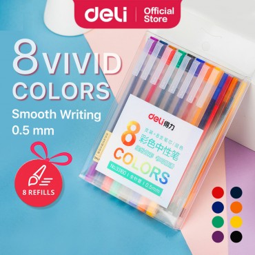 Deli Colour Gel Pen Set...