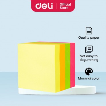 Deli Sticky Notes Morandi Colors (51 x 51mm x 4 x 100 Sheets) EA03303