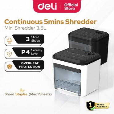 Deli Small Paper Shredder...