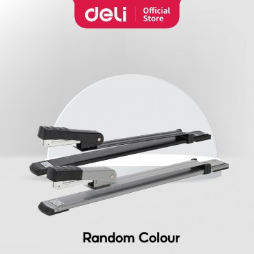 Deli Long Arm Stapler for No.24/6 26/6 Staple (Not Included) Paper Staples Office Supplies