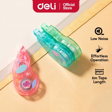 Deli Joyin Correction Tape (6m) Smooth Correction School Office Pita Pembetulan Stationery Murah