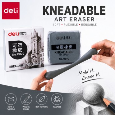 Deli Soft Kneaded Eraser...
