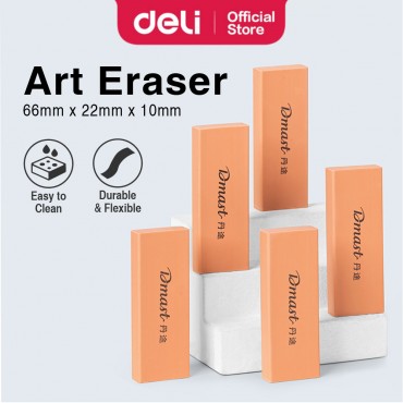 Deli Dmast Drawing Art Eraser Art Rubber Pemadam Lembut Melukis Sketch Pencil Eraser Stationery School Supplies 1pcs