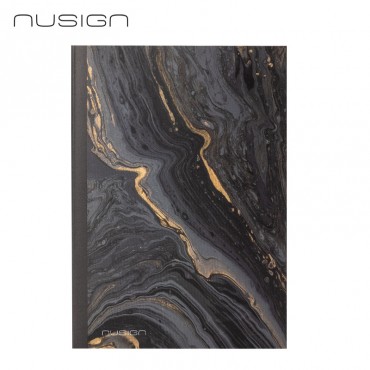 Nusign Premium Leather Cover Notebook A5 210mmx148m-80gsm Hard Cover | Buku Nota A5 Office Student Use