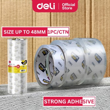 Deli Opp Transparent Packing Tape 48mm x 90Y Cellophane Salotape 包货胶纸
