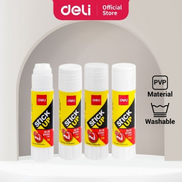 Deli Glue Stick Non Toxic Paper Glue Washable Strong Adhesive Office School Student Art Craft Clean Hand Multipurpose
