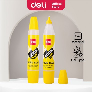 Deli Clear Water Glue with Dual Tips (35ml) EA21310