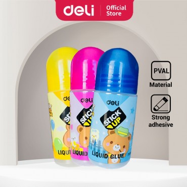 Deli Stick Up Cartoon Transparent Water Glue Clear (35ml)