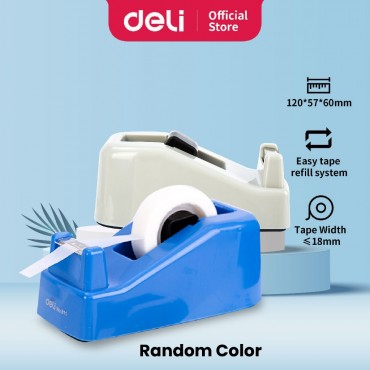 Deli Tape Dispenser Anti Slip Durable Sharp Blade Salotape Holder Heavy Duty E811