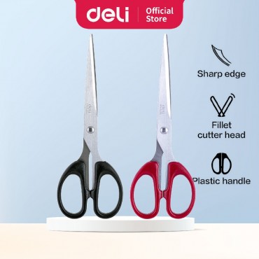 Deli Scissors Big School Scissors Sharp Polished Blade (18cm/21cm)