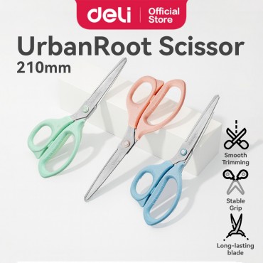 Deli Urbanroot Stainless Steel Scissors Smooth Trimming Heavy Duty Gunting Craft Cutter (210mm)