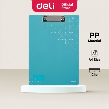 Deli A4 Clip Board Long Clipboard Folder Writing Pad Hard Clip Pad Office Student School Supplies