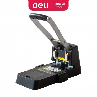 Deli 2-Hole Heavy Duty Desk Punch Paper Puncher (6mm x 80mm) Max. 150 Sheets