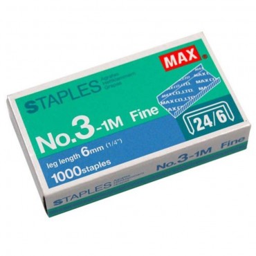 MAX Staples No.3-1M Bullet...